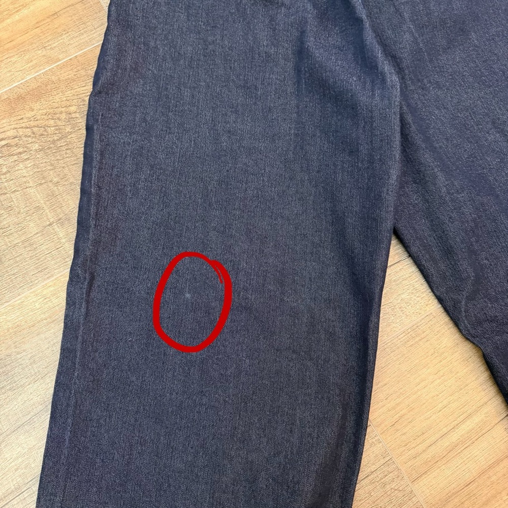 L.L.Bean Classic Fit Jean Women 6 Straight Denim Dark Blue Solid Chic Minimalist - Picture 8 of 13